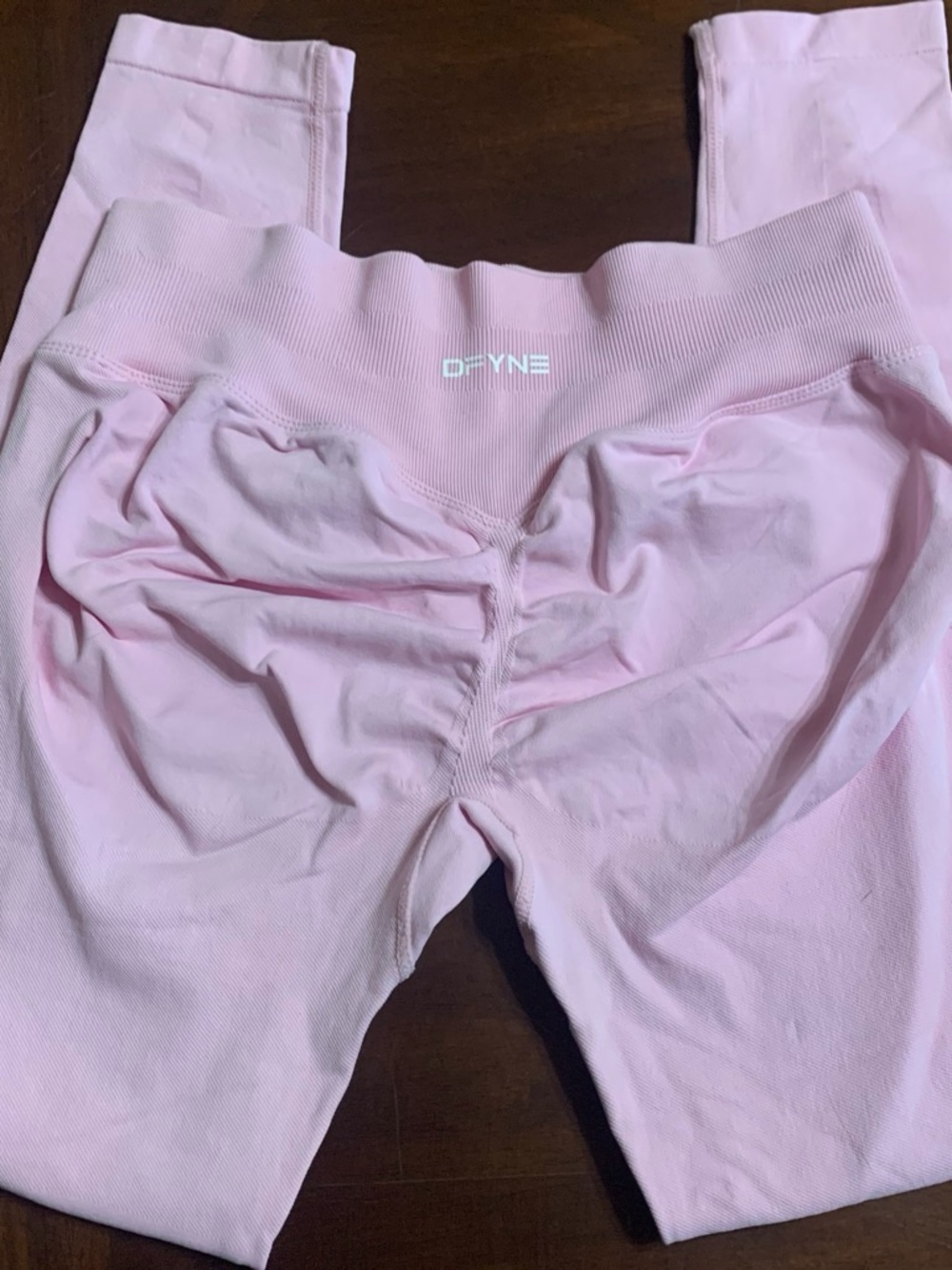 DYNE High-Rise Pink Seamless Active Leggings scrunchie butt butt looks amazing